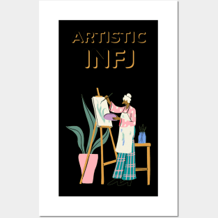 Artistic Infj Myers Briggs Posters and Art